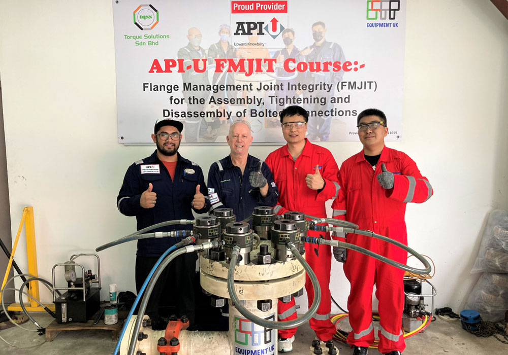 TIMEAST Joined API-U Flange Management Joint Integrity (FMJIT) Coursed in Malaysia