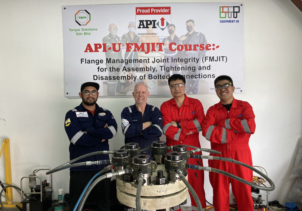 TIMEAST Joined API-U Flange Management Joint Integrity (FMJIT) Coursed in Malaysia