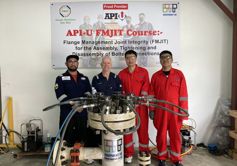 TIMEAST Joined API-U Flange Management Joint Integrity (FMJIT) Coursed in Malaysia