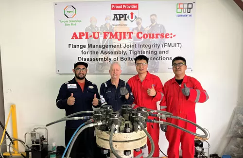 TIMEAST Joined API-U Flange Management Joint Integrity (FMJIT) Coursed in Malaysia
